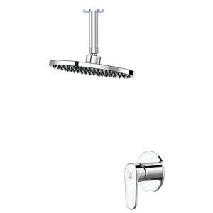 شیر دوش حمام توکارکاویان مدل لارا اکو بازو سقفی