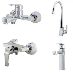 ست 4 تکه شیرآلات KIG مدل دونته