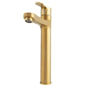 شیر روشویی پایه بلند KIG مدل آلفرد طلامات