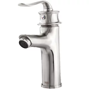 شیر روشویی KIG مدل کوانتوم کروم مات