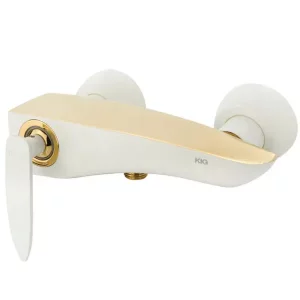 شیر توالت KIG مدل ویولن شیری طلایی