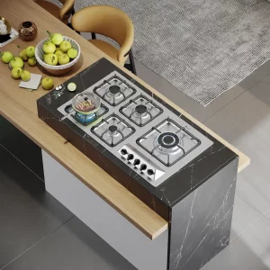 اجاق گاز صفحه ای استیل بیمکث مدل 5079