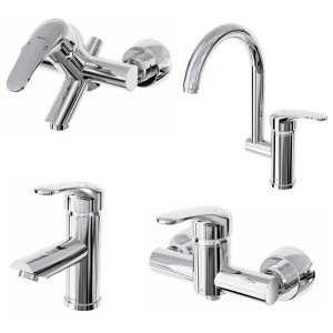 ست 4 تکه شیرآلات کلار مدل آریا