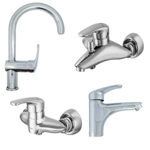 ست 4 تکه شیرآلات کلار مدل دریا