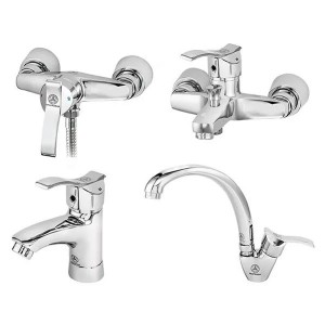 ست 4 تکه شیرالات قهرمان مدل آبشار 2