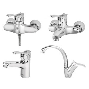 ست 4 تکه شیرآلات قهرمان مدل آبشار 1