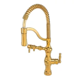 شیر ظرفشویی دو منظوره قهرمان مدل آنتیک طلایی