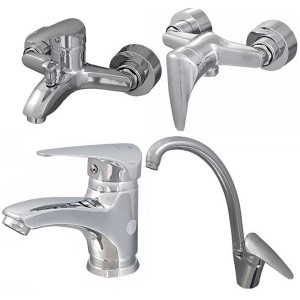 ست 4 تکه شیرآلات نوبل مدل ایتالیا