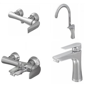 ست 4 تکه شیرآلات نوبل مدل دنیل