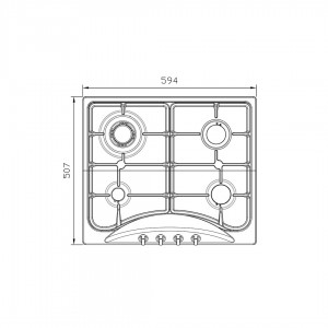 گاز استیل البرز مدل  S-4653i