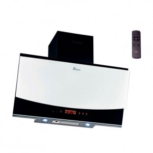 هود مورب بیمکث مدل 2043 سفید مشکی- 90cm