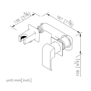 شیر توالت توکار جاستایم Justime مدل دراگن Dragon کد X3-6904