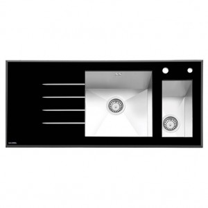 سینک شیشه ای ایلیا استیل مدل 8023