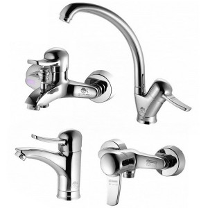 ست چهار تکه شیرآلات درخشان مدل کاسیو(هما)