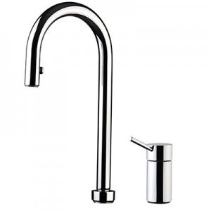 شیر ظرفشویی شلنگدار kwc مدل اینوکس