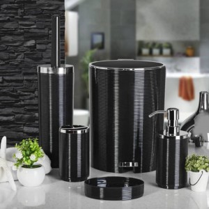 ست 5 پارچه سرویس بهداشتی کنتراست مدل خط ریز 2900-CR