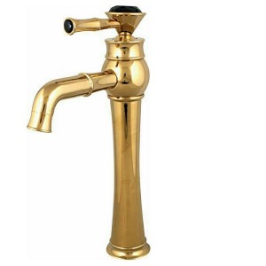 شیر روشویی پایه بلند کرومات مدل لاکچری