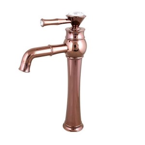 شیر روشویی پایه بلند کرومات مدل لاکچری