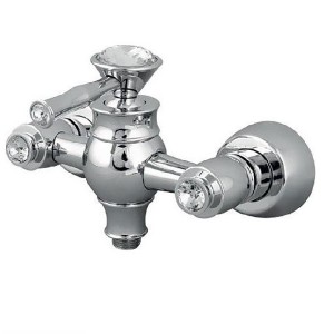 شیر توالت کرومات مدل لاکچری