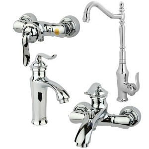 ست 4 تیکه شیرالات مرجان خزر مدل ویستا