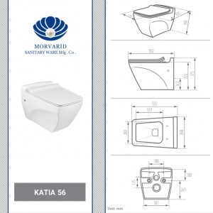 توالت وال هنگ مروارید مدل کاتیا