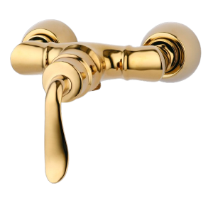 ست 4 تکه شیرآلات اسپیرال مدل ویستا طلایی