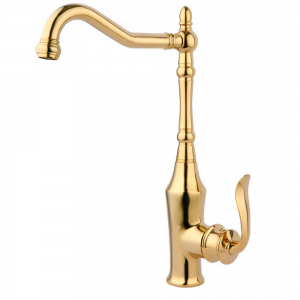 ست 4 تکه شیرآلات اسپیرال مدل ویستا طلایی