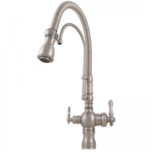 شیر ظرفشویی فنری دو منظوره اسپیرال مدل دیپلمات