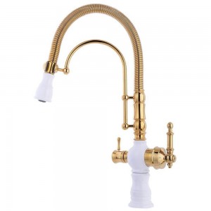 شیر ظرفشویی فنری دو منظوره اسپیرال مدل دیپلمات