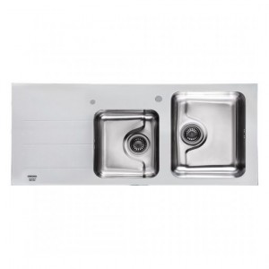 سینک استیل البرز مدل کریستال سفید