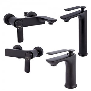 ست شیرالات راسان مدل آوات مشکی