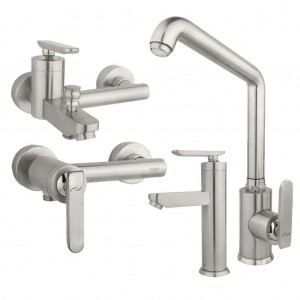 ست 4 تکه شیرآلات راسان مدل فلورا