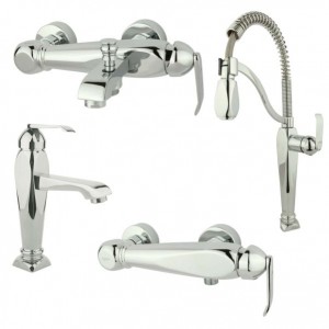 ست 4 تکه شیرآلات راسان مدل آلیس