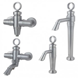 ست 4 تکه شیرآلات راسان مدل آنیتا کروم مات