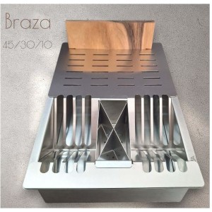 آبچکان توکار سینک آشپزخانه برازا سایز 45