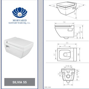 توالت فرنگی والهنگ مروارید مدل سیلویا