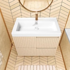 روشویی رو کابینتی مروارید مدل سیلویا با زیر آب