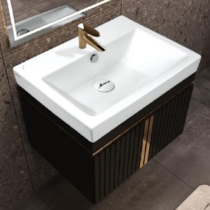 کاسه روشویی روکابینتی مروارید مدل ولگا 55