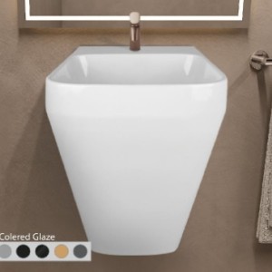 روشویی پایه سرخود مروارید مدل کرون