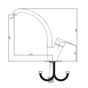 شیر ظرفشویی البرز روز مدل باران