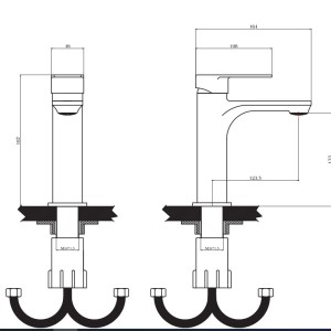 شیر روشویی البرز روز مدل ونتو