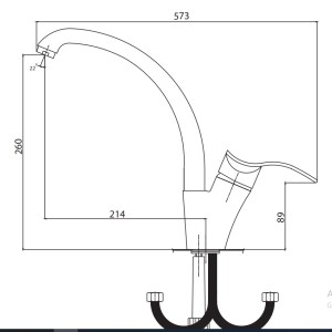 شیر ظرفشویی البرز روز مدل موج