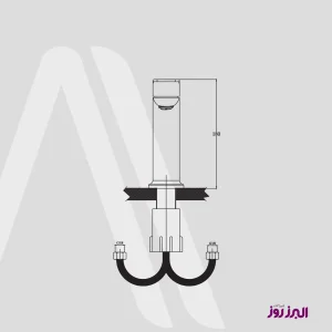شیر روشویی البرز روز مدل ویزارد