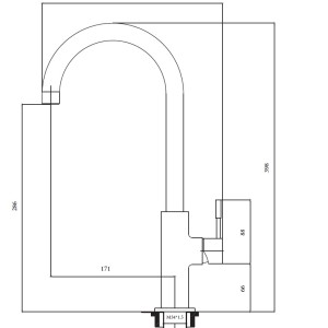 شیر ظرفشویی البرز روز مدل ویزارد