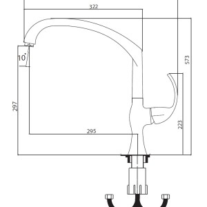 شیر ظرفشویی البرز روز مدل رومئو
