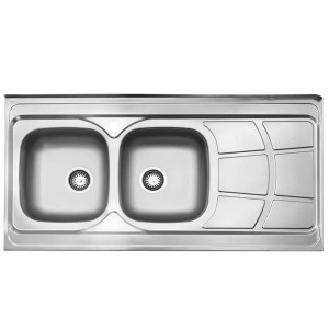 سینک نیمه فانتزی استیل البرز مدل 224 روکار