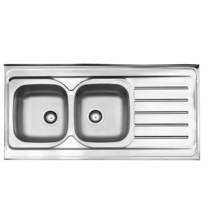 سینک نیمه فانتزی استیل البرز مدل 221 توکار