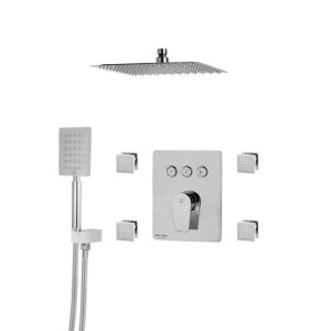 شیر حمام توکار KWC ورونا تیپ 5 بادی جت