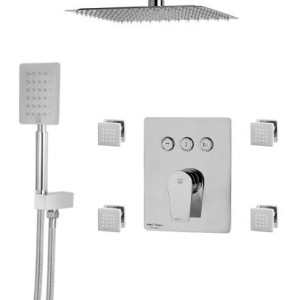 شیر حمام توکار KWC ورونا تیپ 5 بادی جت