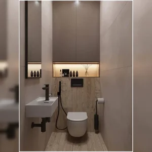 کوچکترین توالت فرنگی مروارید